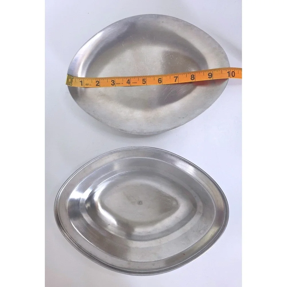 MCM Orchids‎ of Hawaii Stainless Steel Serving Dish with Lid Japan Vintage Tiki